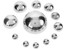Bolas Espelhadas Hemisféricas de Aço Inoxidável Kichouse, 12 Peças, para Decoração de Jardim e Piscina em Vários CHABERLU