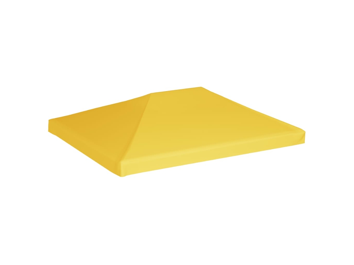 Vidaxl Cobertura De Gazebo 270 G/m² 4x3 M Amarelo