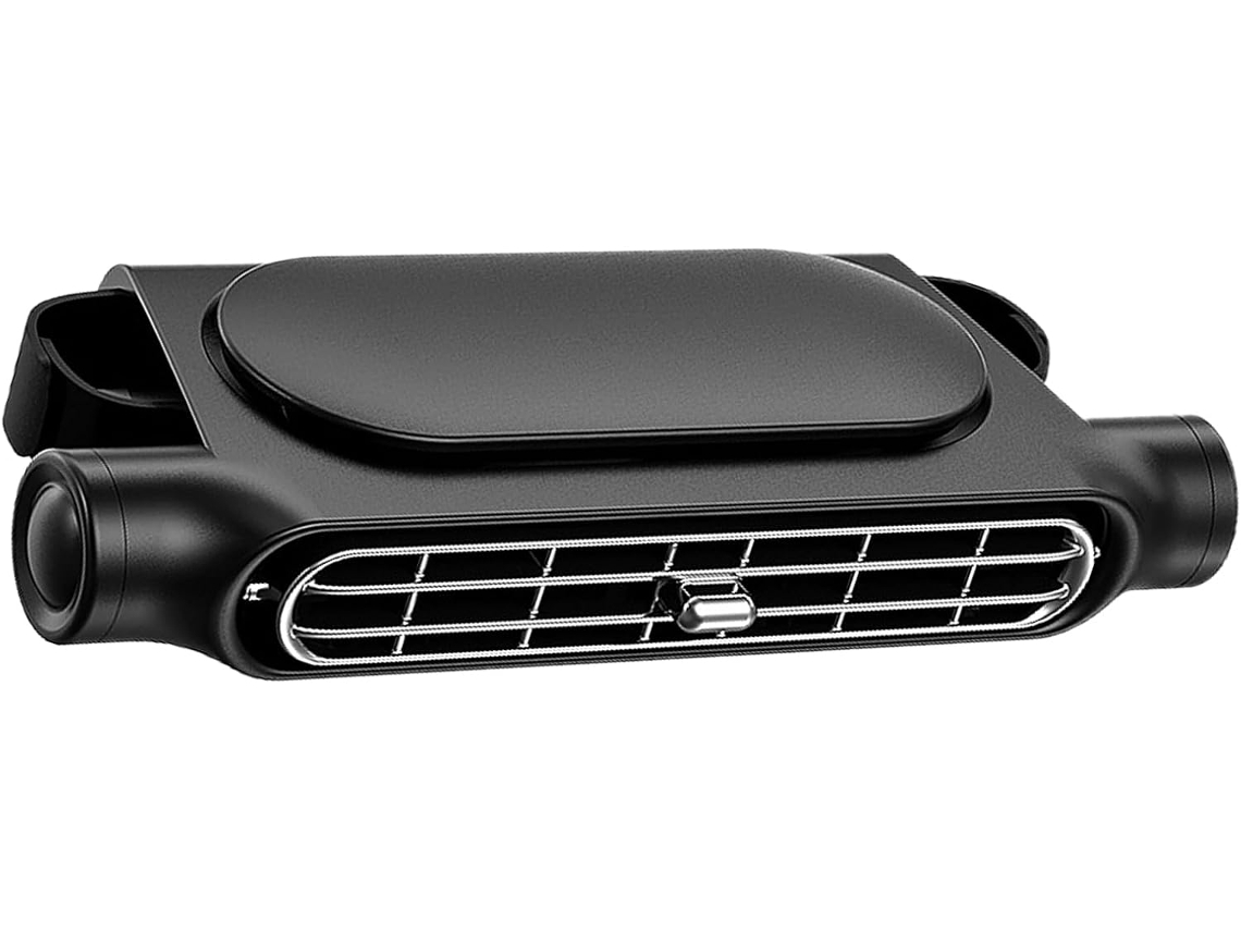 Ventilador Recarregável Para Banco Traseiro De Carro, 3000mah, 3 Velocidades Ajustáveis