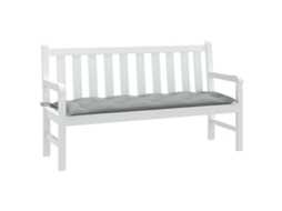 Vidaxl Almofadão Banco Jardim 120x50x7cm Mesclado Tecido Cinza-claro
