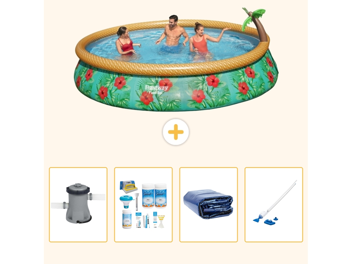 Bestway Piscina Bestway Fast Set Redonda - 457x84 Cm - 5-peças S310
