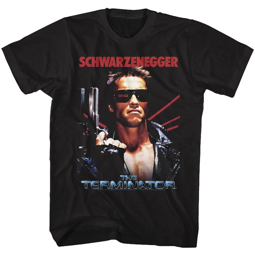 Rockinstone Terminator The Name Black Adult T-shirt Size:m