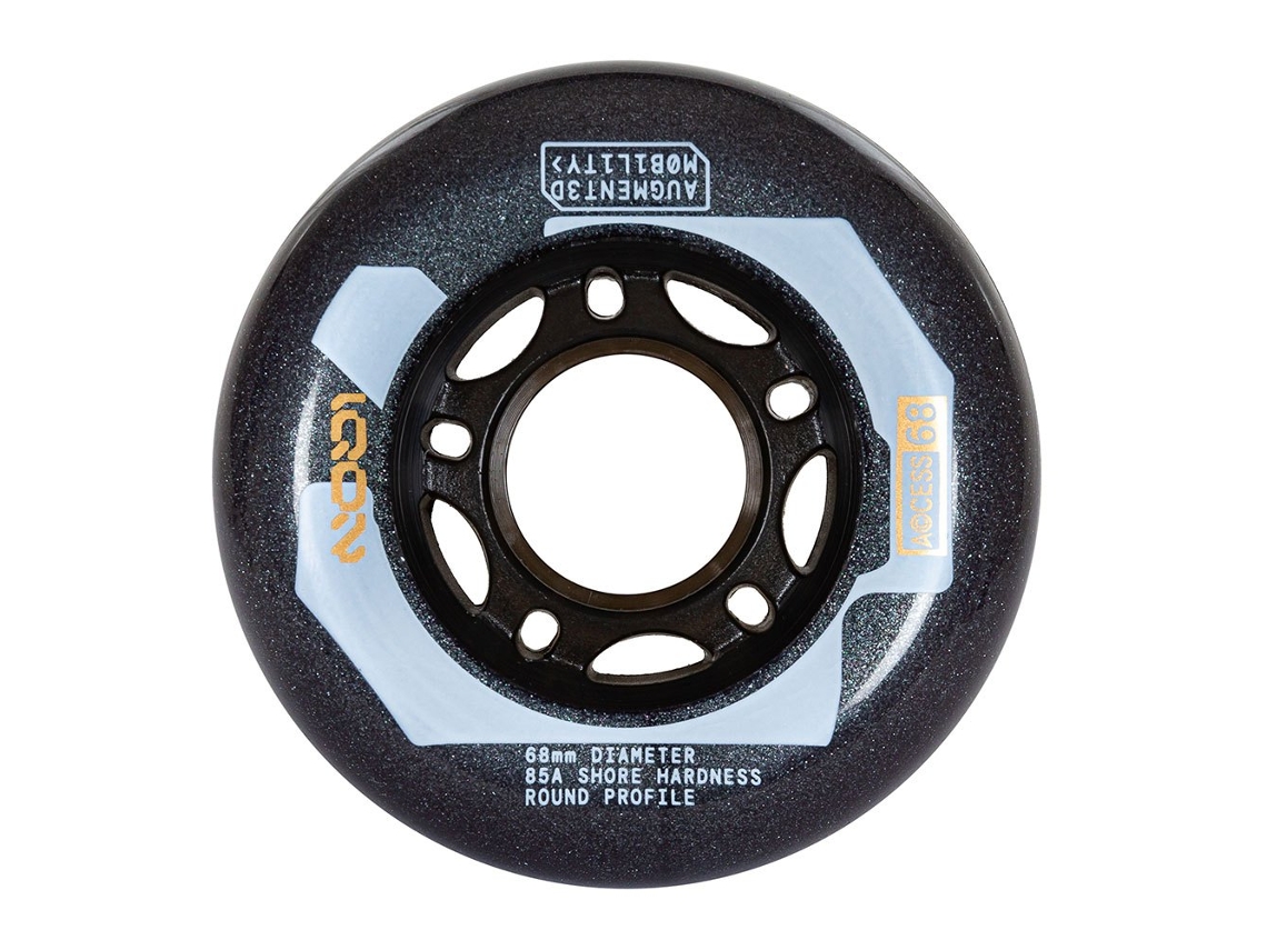 Rodas de Patins Access 68 85A 4 Unidades Dourado 68 Mmiqon