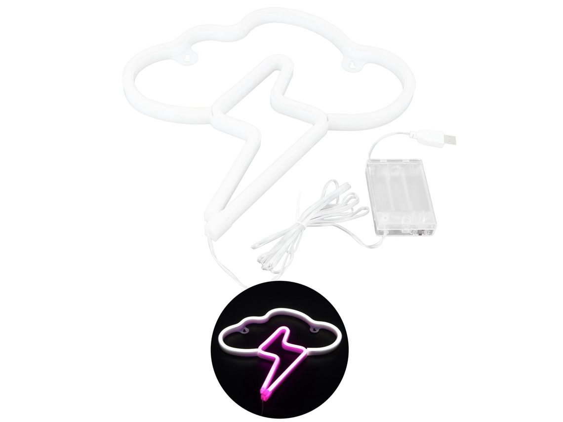 2026 sinal de Neón Led Bicolor Branco Rosa com Bateria Ou Usb para Quarto Infantil Festa Decoração de Casa