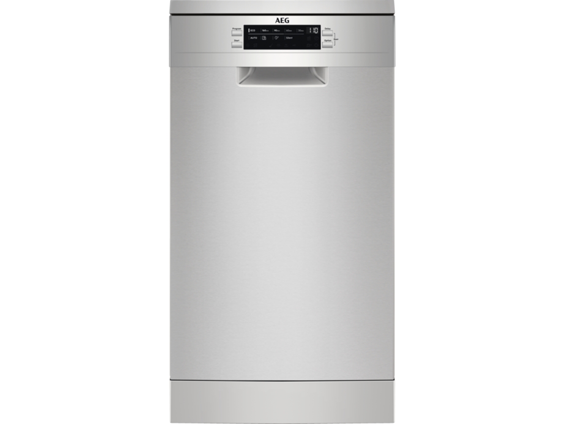 Máquina de Lavar Loiça AEG Série 7000 FFB73527ZM (10 Conjuntos - 45 cm - Inox)