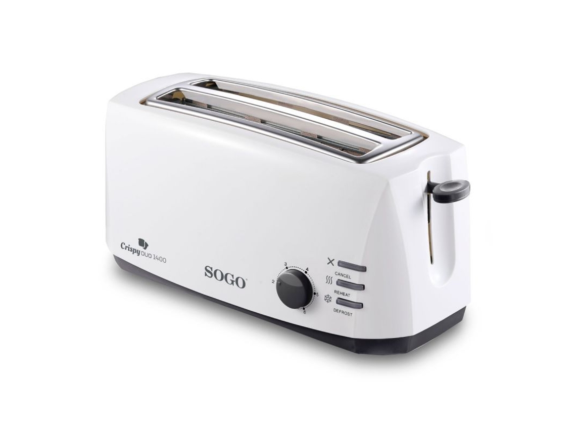 Torradeira SOGO TOS-SS-5485 (1400 W - Branco)