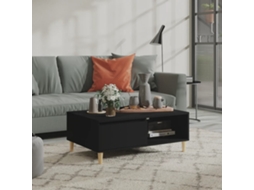 Vidaxl Mesa De Centro 90x60x35 Cm Derivados De Madeira Preto