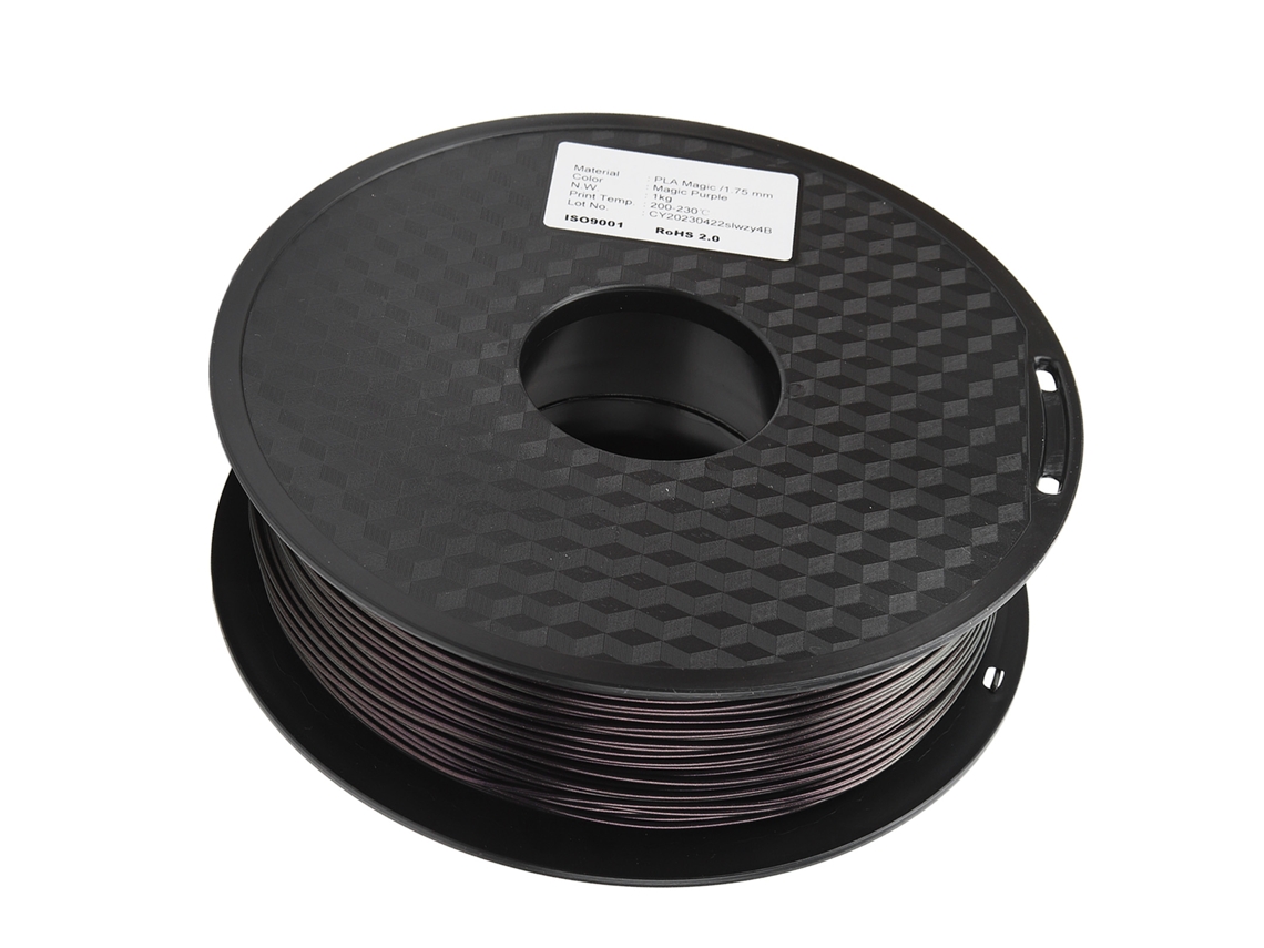 Hilo Pla 1,75mm Para Impressora 3d, Cor Violeta, Material Consumível Para Diy