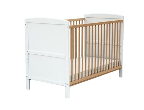 Cama de Bebê Ajustável de Madeira com Colchão Essentiel de Madeira AT4