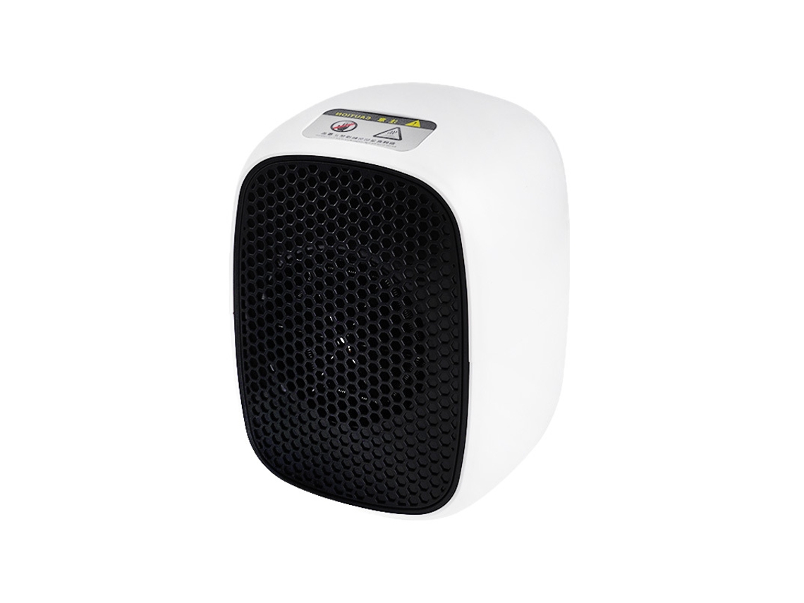 Aquecedor De Ar Mini Portátil Ptc Para Mesa E Escritório Sfushos (branco, Ptc Norma Europeia)