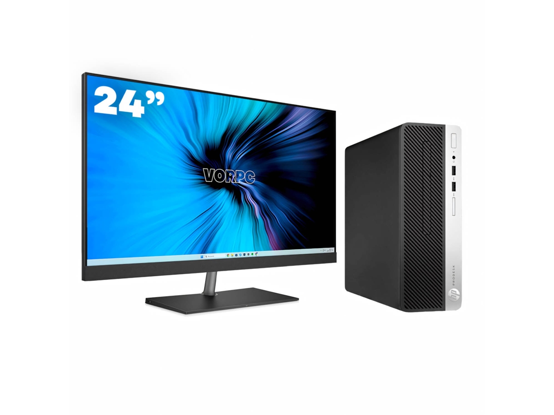 Hp 400 G6 Sff / I5-9500 / 8gb Ddr4 512gb M.2 Nvme Windows 11 Pack 24 (recondicionado Como Novo)