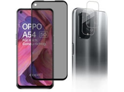 Conjunto de Películas de Ecrã Antiespião Dureza Privacidade para Oppo A54 5G HONGWE. Vidro Temperado (2un)