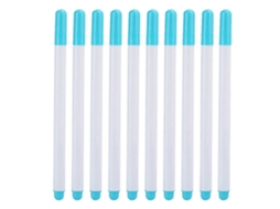 10 Marcadores De Tecido Solúveis Em Água E Apagáveis, Acessórios De Alfaiataria, Azul Olysi Shop