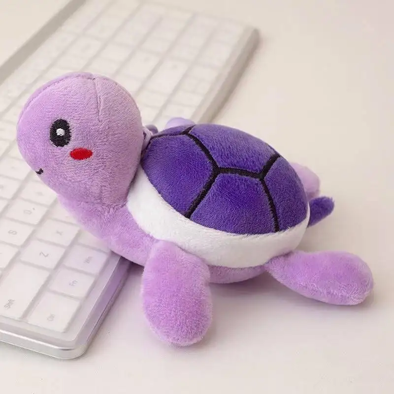 Chaveiro de Tartaruga de Pelúcia Fofo MDUG (roxo 10cm)