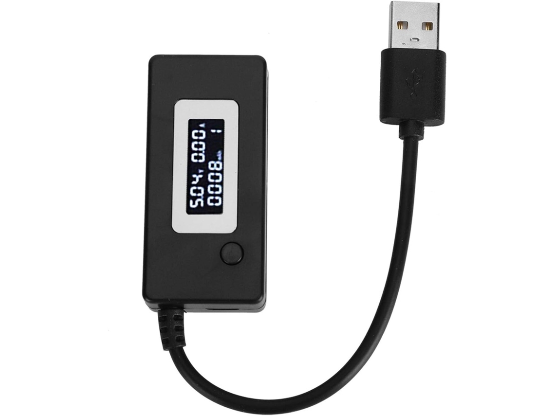 Testador Usb, Ecrã Lcd Retroiluminada Em Abs, Detector Usb, Amperímetro