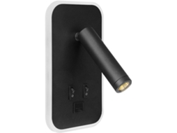 Luminária De Parede Com Retroiluminação, Carregamento Usb, Rotação De 330 Graus, Ajustável, Para Est Gokoco
