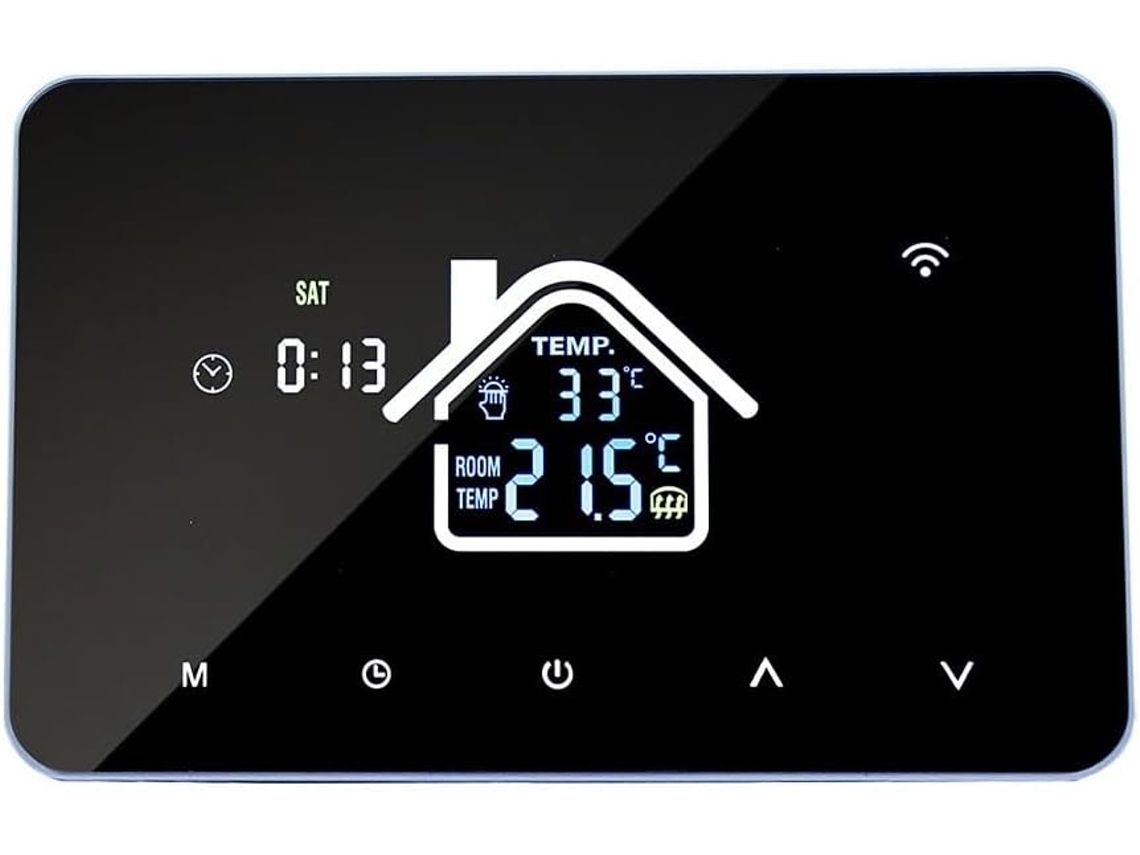 Termostato Inteligente Com Wi-fi, Controles De Toque Em Lcd E Configurações De Privacidade.