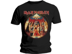 T-Shirt IRON MAIDEN Powerslave Lightning Circle M