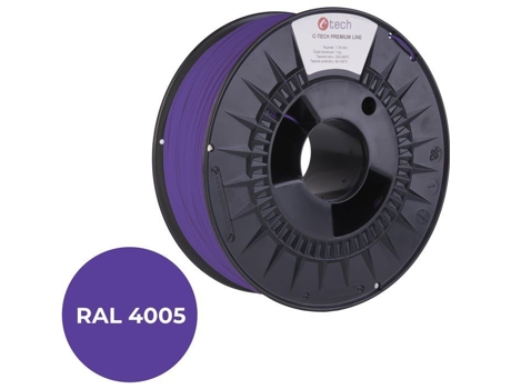 Filamento Petg Linha Premium C Tech Azul Violeta RAL4005