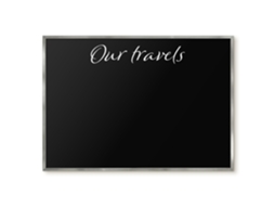 Magnetic Wall Board Our Travels For The Office Espelharte (100x70 Cm)