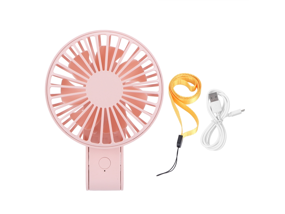 Ventilador De Pescoço Laxiscreed Com 7 Lâminas, Portátil, Recarregável E De Três Velocidades
