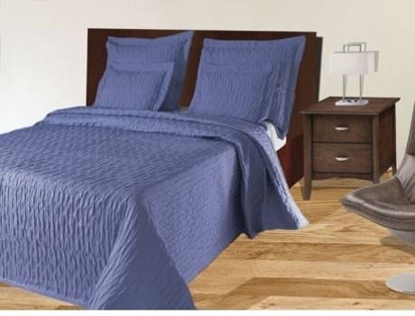 Colcha DONATELLA 557-80%Alg Azul 150 cm