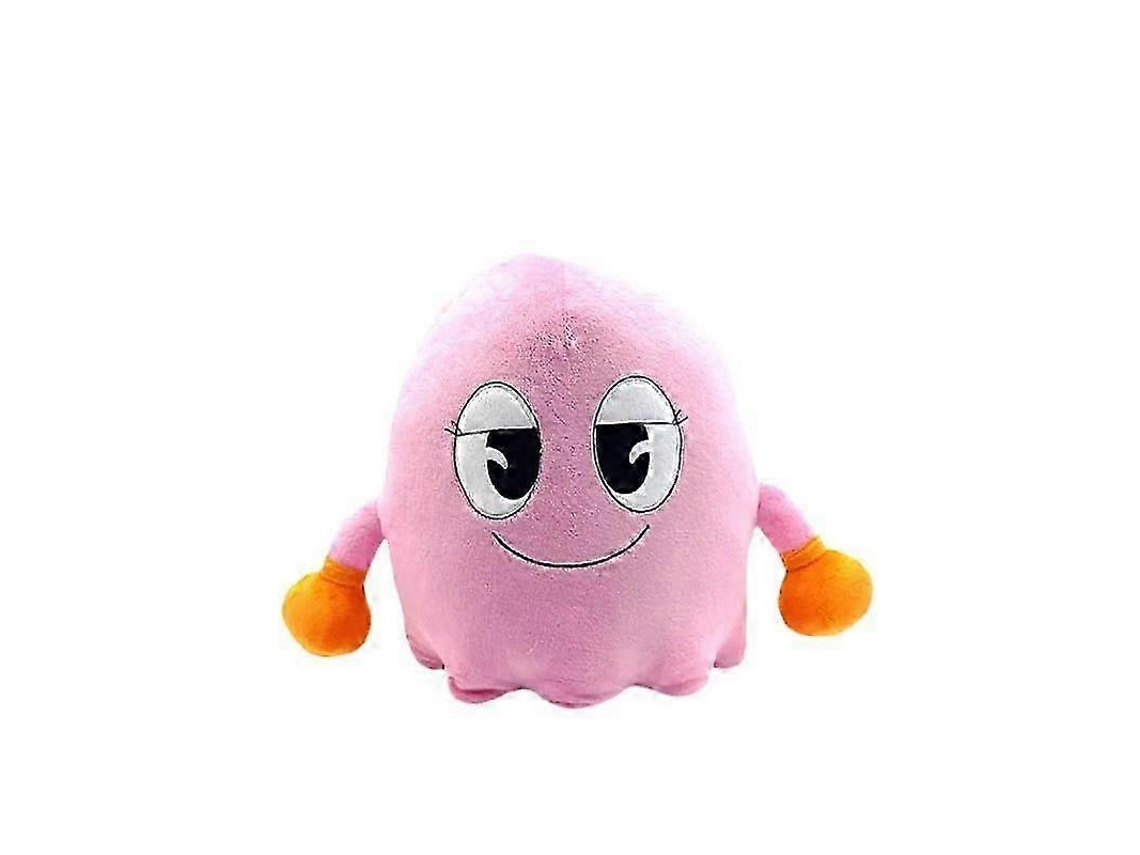 Pac-man Brinquedo De Pelúcia Boneca Macia Presentes Infantis 22cm - Rosa