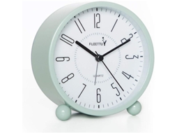 2026-reloj Despertador Super Silencioso 4" Con Luz Nocturna, Baterías, Fácil Configuración, Retro (verde)