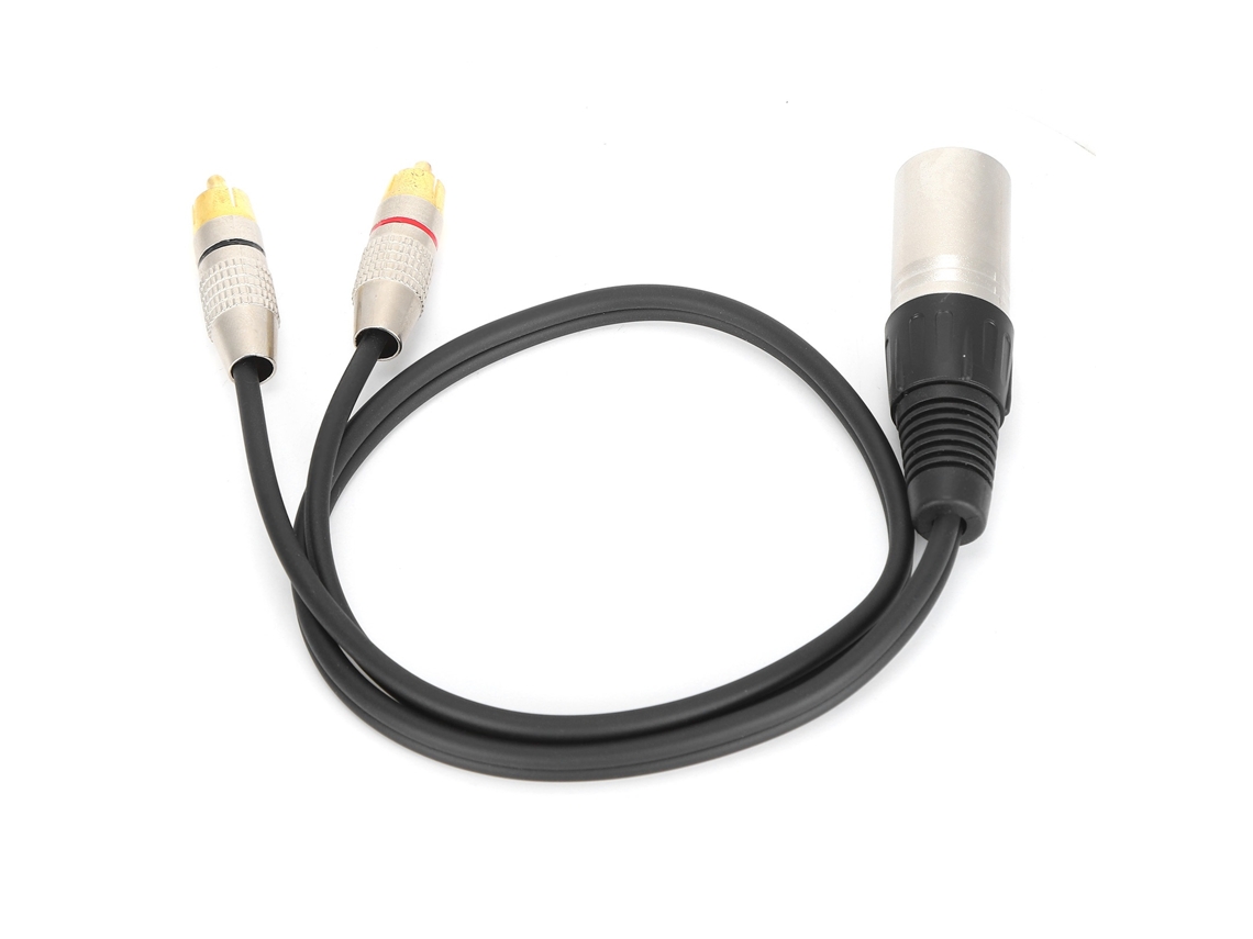 Lurelia Cabo Xlr Macho Rca, Para Microfones, Pc E Computador