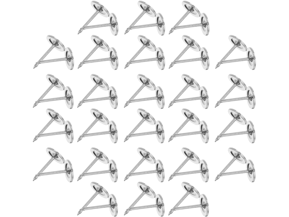 Kit De 50 Buchas Expansíveis De Aço Reforçado Para Paredes De Gesso Ocas, Sem Bordas Afiadas, Cores Sortidas
