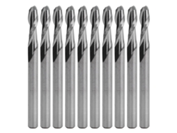 10pcs Fresa de Aço Rápido 3.175mm para Usinagem CNC S/MARCA