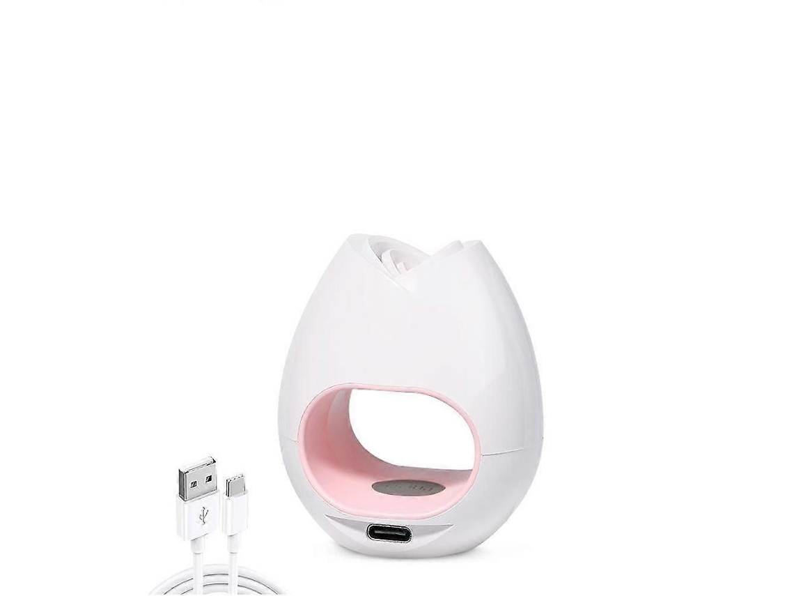 Máquina de Secador Unhas Portátil 16w Mini Uv Led Nail Gel Lâmpada Cura Rosa Usb para Uso Doméstic o Manicure GOKOCO