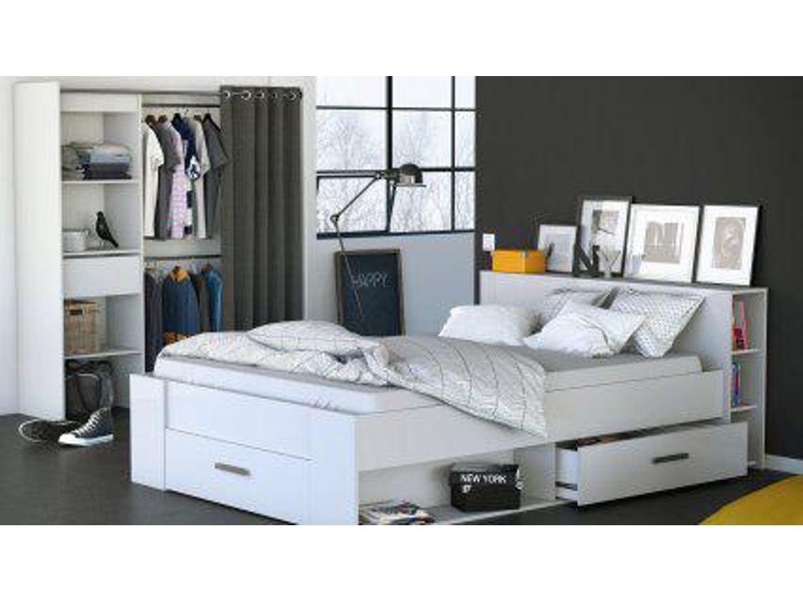 Cama Pocket Branca 200X160