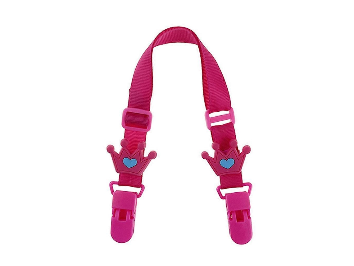 Babador Bebê com Clip Fixo, Porta Toalha Saliva, Cordão Lenço, Clipe Ajustável para Pendurar GIECY