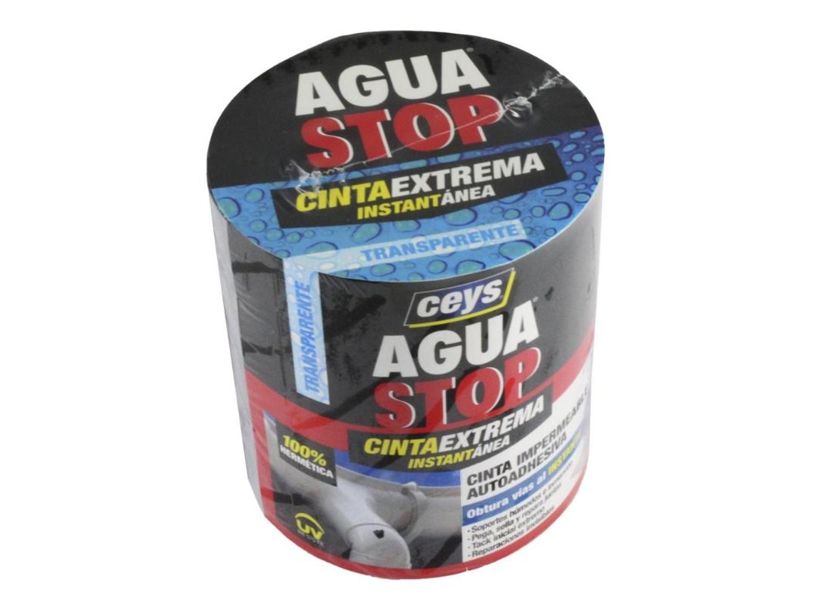 Cinta extrema agua stop transparente 10cm Worten.pt Cinta extrema agua stop transparente 10cm Worten.pt