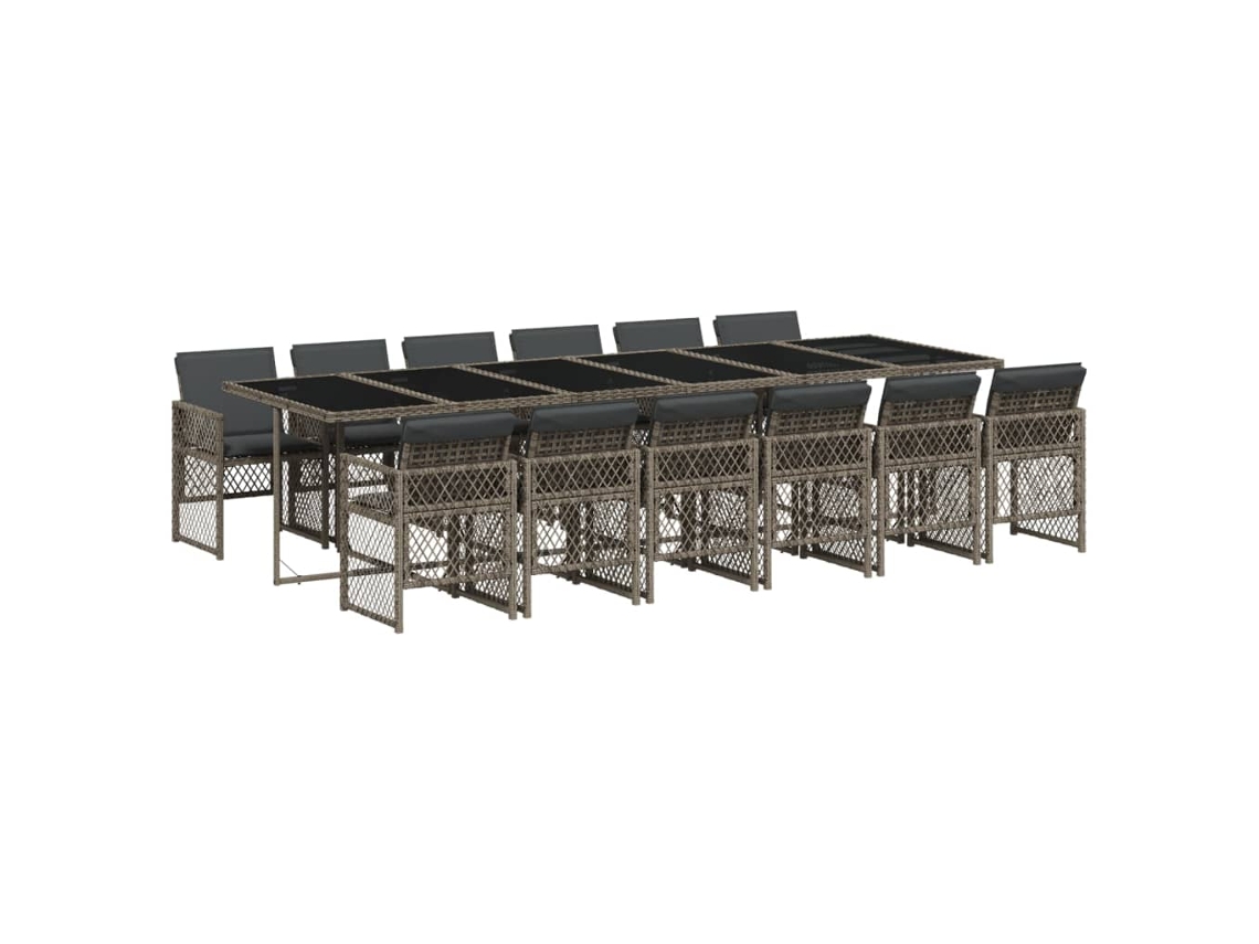 Garden Dining Set, Garden Dining Sets Vidaxl Cinzeto Rattan / Vime (n/a)