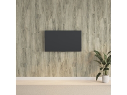 Vidaxl Painel De Parede C/ Aspeto De Madeira 2,06 M² Pvc Cinzento