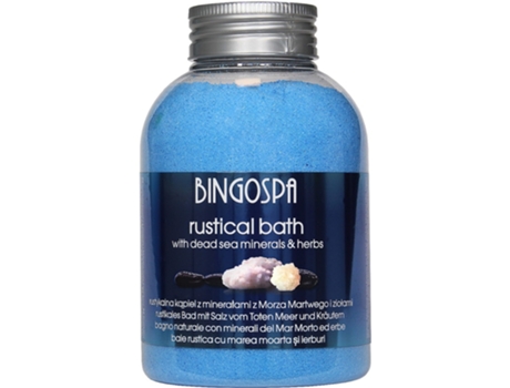 Mineral Enriched Rustic Bath Soak With Dead Sea Minerals Herbs, 620g Bingospa
