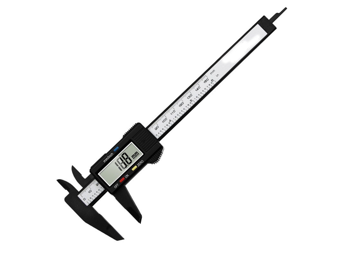 Paquímetro Vernier Digital Preciso 0-150mm com Display LCD e Automático | S/MARCA