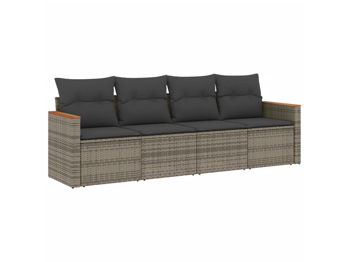 Garden Sofa Set, Garden Sofa Sets Vidaxl Cinzeto Rattan / Vime (n/a)