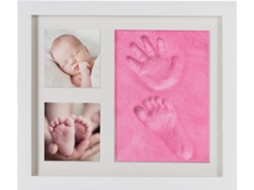 Conjunto de Mesa para Fotos de Bebês com Impressões de Mãos e Pés BRILVIBERA