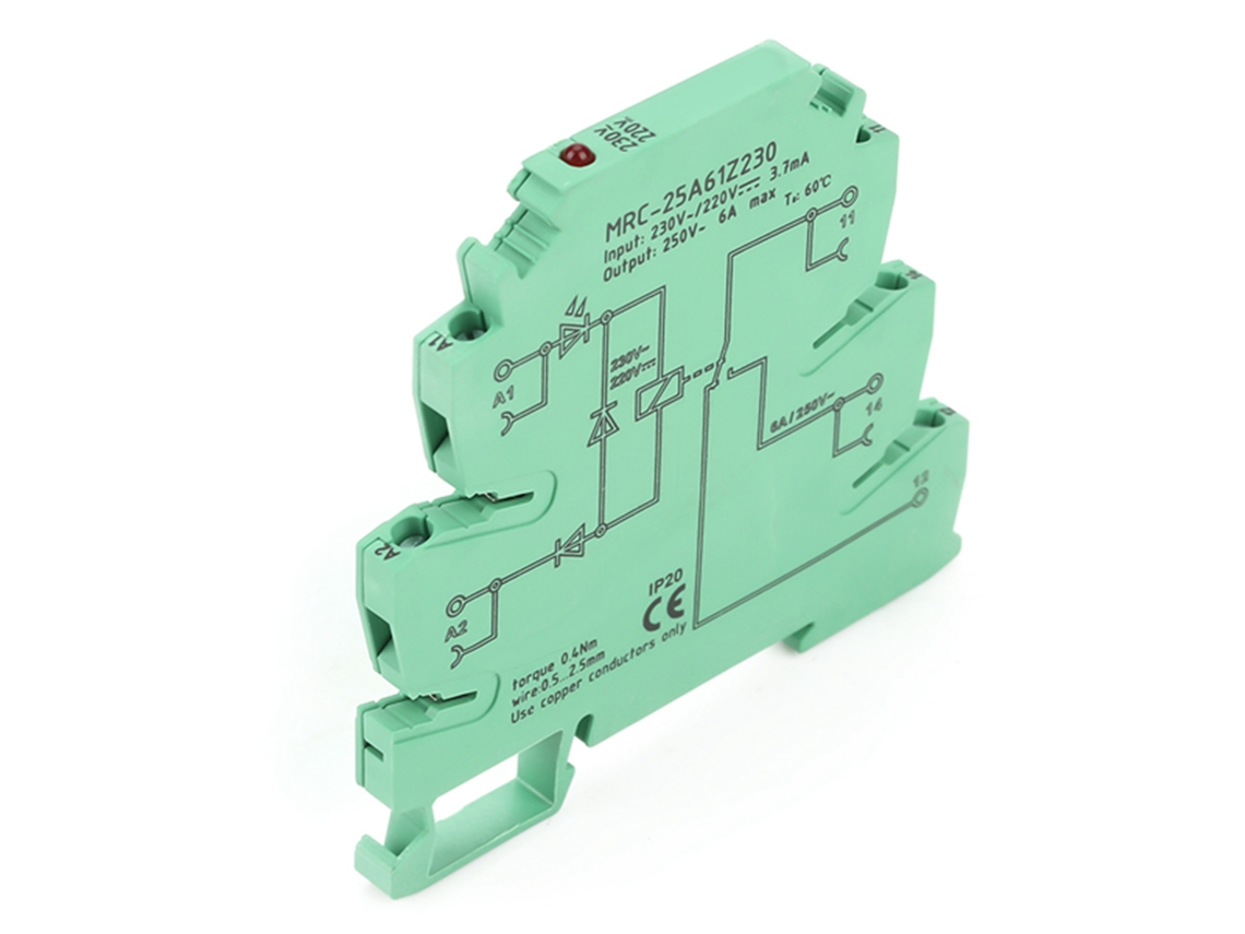 Laxiscreed Módulo De Relé De Contacto Electromagnético Para Plc, Suporte 230v Ac/220v Dc