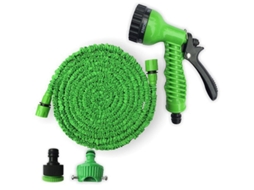 Mangueira Telescópica Flexível Com Bocal Para Jardim, Lavagem De Automóveis, Relvado Exterior, Duche Para Animais De Estimação - 50 Pés SUNNY SPACES