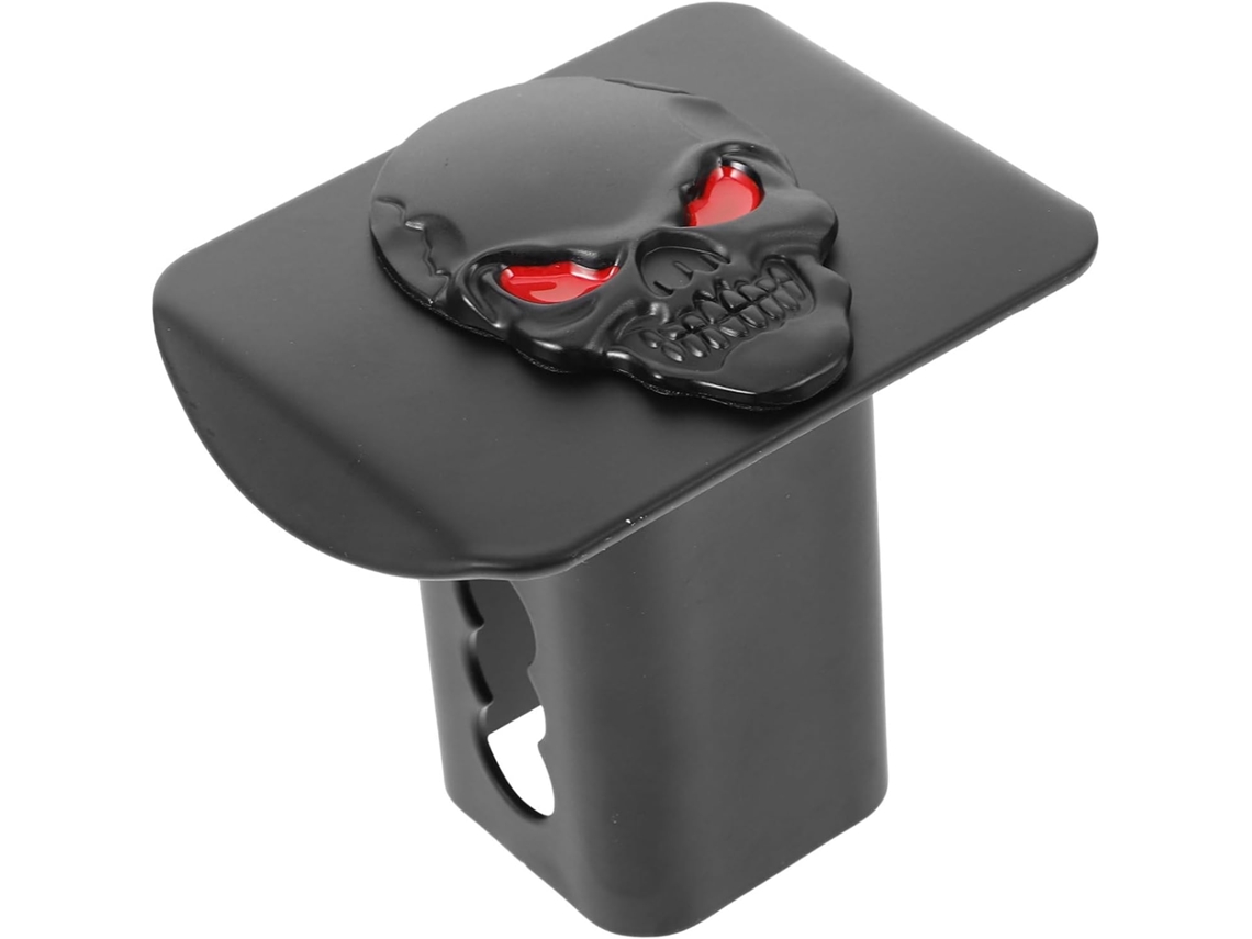 Camada Reboque Engate Metálica Com Design Caveira Exclusivo Para Carros E Caminhões.