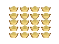 50 Unidades de Lingotes de Ouro Cristalino ALLINLESS