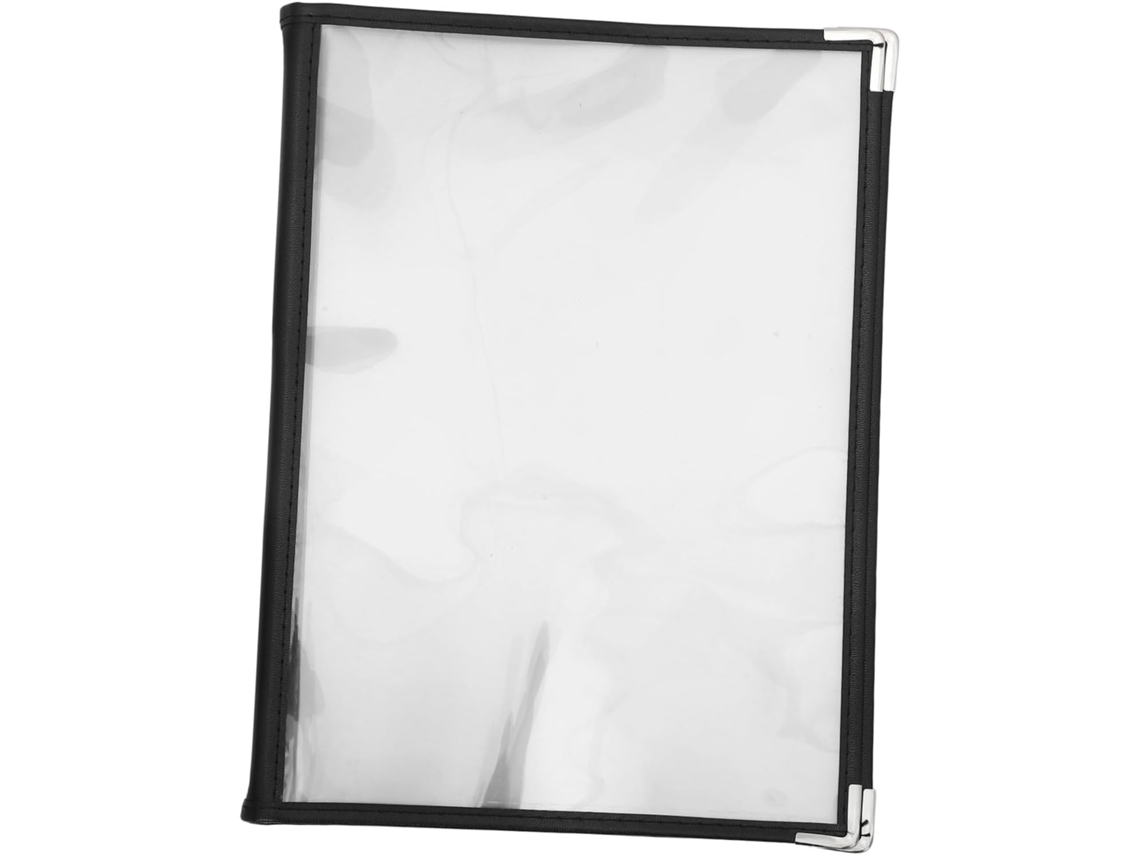Pasta Cardápio De Restaurante Artibetter Com Capa Transparente Em Pvc, 16 Painéis, Fácil Manutenção E Limpeza