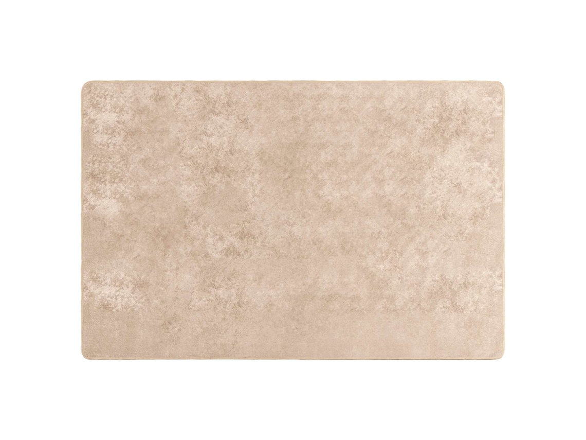 Conjunto 1 Tapete Runner Vidaxl Bege Poliéster (120 X 170 Cm)
