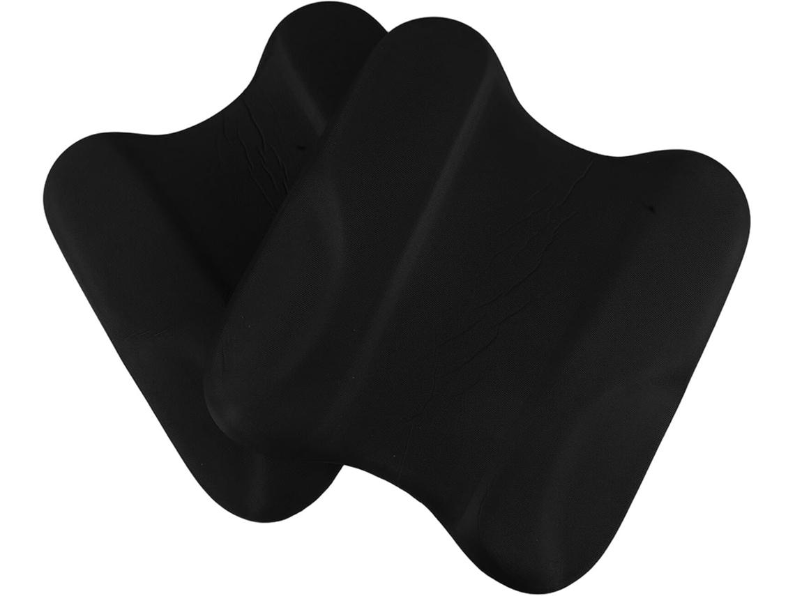 Conjunto De 2 Pranchas De Natação Pretas Para Adultos, Pranchas Flutuantes Ergonômicas Em Espuma De Alta Densidade.
