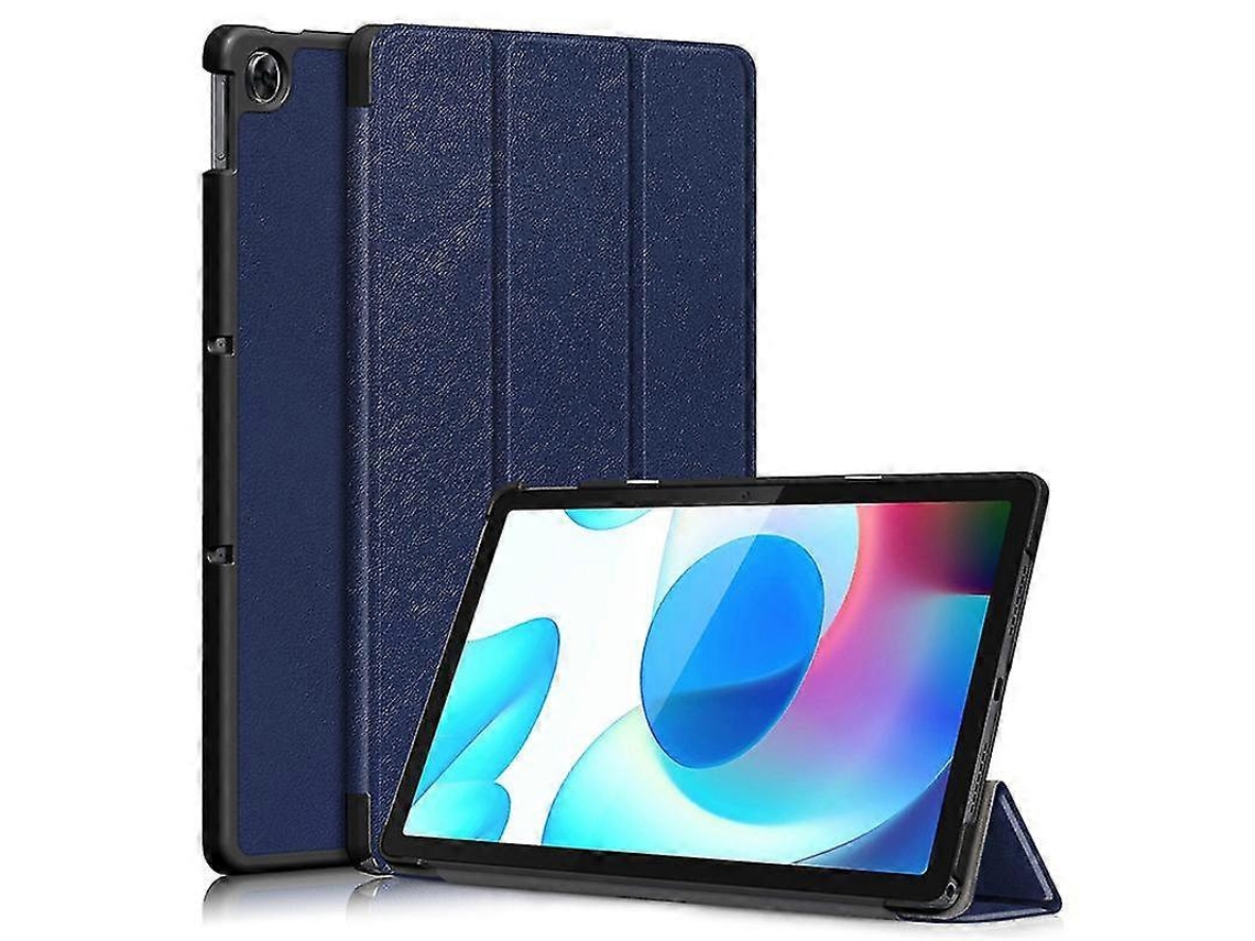 Capa Protetora Magnética Dobrável Tripla Em Couro Pu Para Realme Pad Mini, Compatível Com Tablets De 10,4 Polegadas , Cor Az Tuotuo (2021)