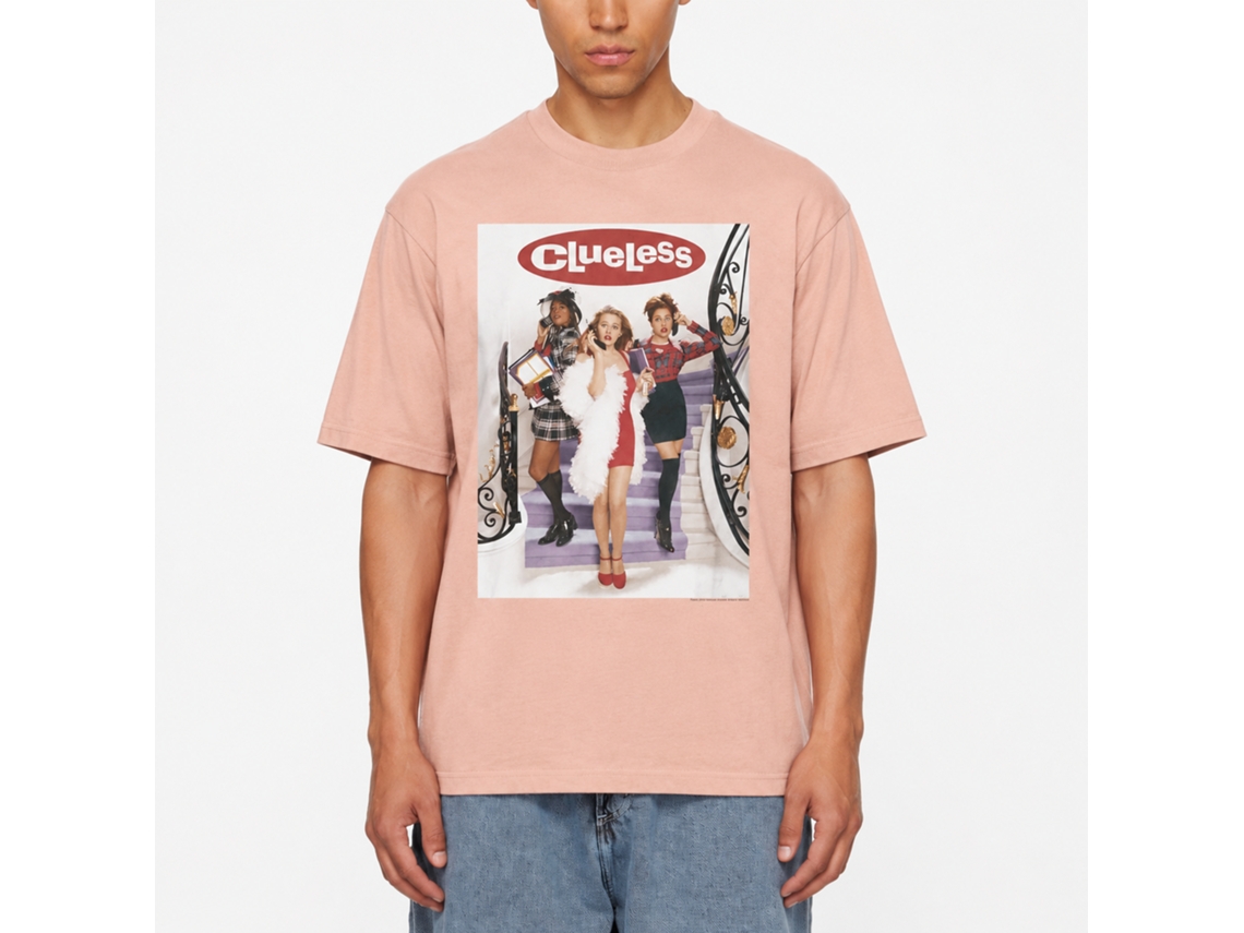 Rockinstone Clueless Staircase Poster With Logo Peach T-shirt Size:m